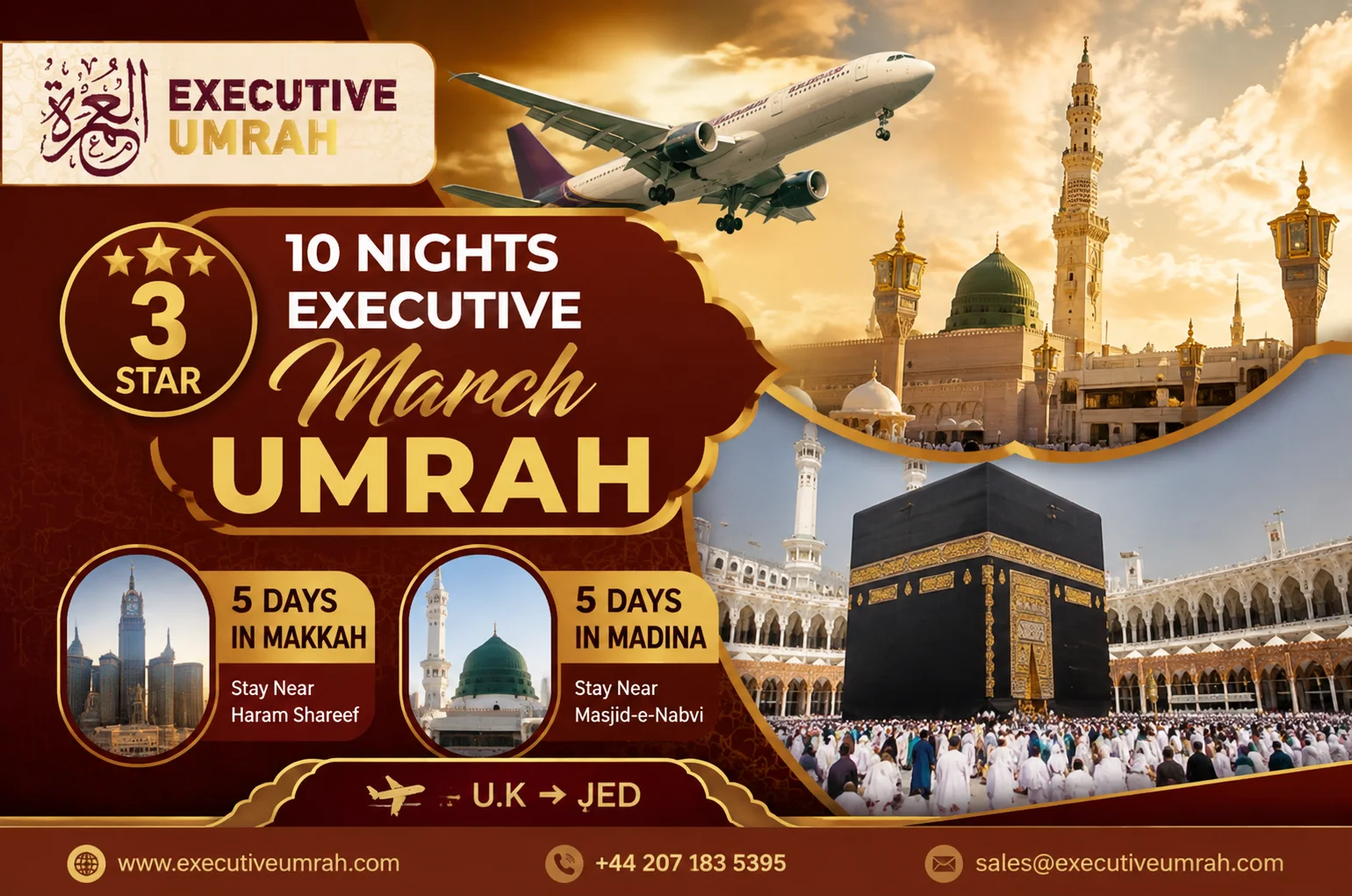 10 Nights Executive March Umrah